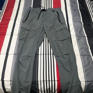 Aeropostale Gray Cargo Pants with Relaxed Fit